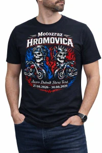 Tričko Motozraz Hromovica 2026 čierne