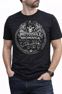 Tričko Motozraz Hromovica čierne
